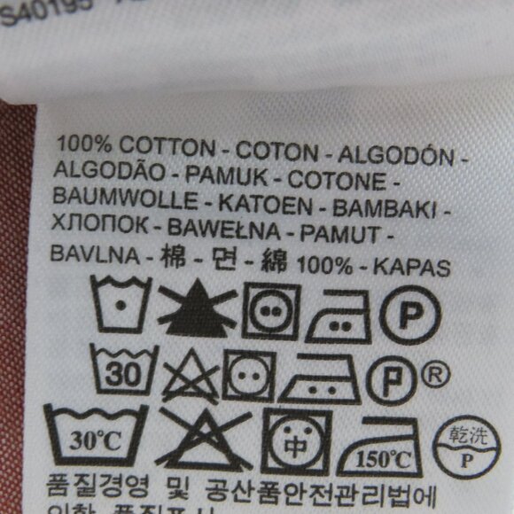 Levi's* Men's Short Sleeve Snap Down Curved Hem Double Pocket Shirt~ Size Large - Picture 5 of 11